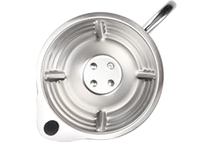 NAKED ARMOR Silver Fox Shaving Scuttle Mug - Stainless Steel Scuttle Shaving Mug + Cork, Shaving Bowl, Keeps Lather Hot, Rich & Creamy Lather, Hot Shave At Home, Great Lather Warmer, Great Gift (Polished Silver)