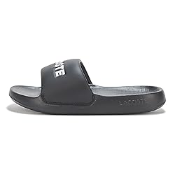 Lacoste Women's Serve Slide, Black, 9