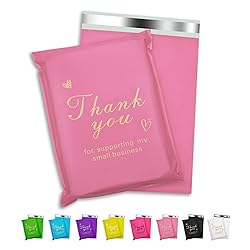 Jowlroel Thank You Poly Mailer 10x13 Inch 100