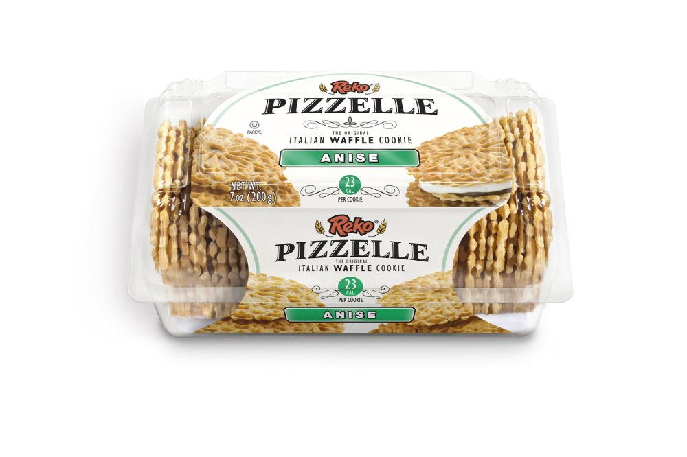 Snack Nut Free Reko Anise Pizzelle cookies