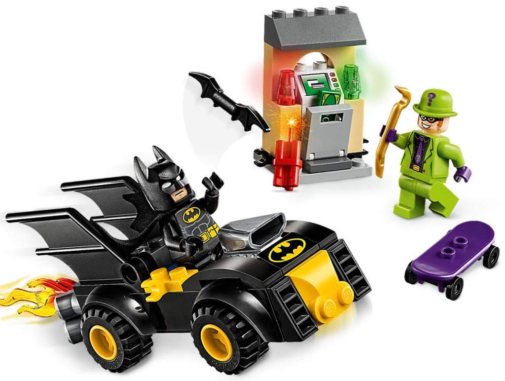 LEGO 76137 4+ DC Batman Batman vs. The Riddler Robbery Batmobile Toy Car for Kids 4 Years Old