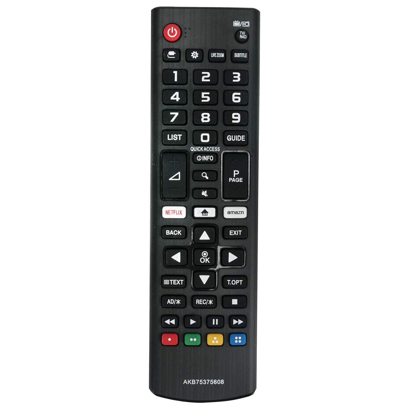 VINABTY AKB75375608 Replacement Remote Control Fit for LG LED TV 32LK61 32LK6190PLA 32LK62 32LK6200PLA 43LK59 43LK5900PLA 43LK5910PLC 43LK5990PLE 43LK61 43LK6100PLA 43UK63 43UK6390PLG 43UK64