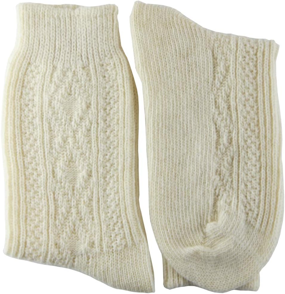 YUN Women's Natural Pure 100% Wool Traditional Warm Boot Winter Socks