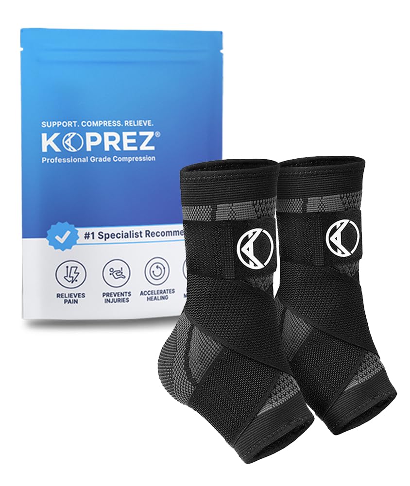 Photo 1 of Koprez Plantar Fasciitis Sleeve - Plantar Fasciitis Relief, Plantar Fasciitis Socks, Ankle Compression Sleeve, Ankle Support for Women, Plantar Fasciitis Brace, Ankle Sleeve, Ankle Support Men