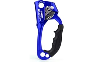 WILDKEN Climbing Hand Ascender Outdoor Mountaineering Tree Arborist Climbing Rappelling Equip Hand Ascender for 8-14MM Rope Left Right Hand Ascender