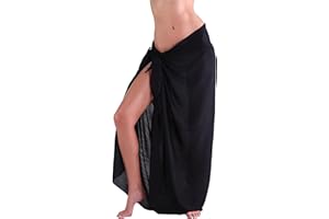 INGEAR Sarong Bathing Suit Cover Up for Women – Long Pareo Beach Wraps, Swimsuit Coverup Skirt, Stylish Bikini Cover Up