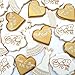Wedding Cookie Cutters Set - 8 PCS - Wedding Dress, Wedding Cake, Diamond Ring, Heart, Lips, Beard, LOVE Word and Tie - Stainless Steel