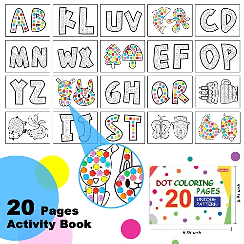 Shuttle Art Dot Markers, 30 Colors Washable For Toddlers With Free