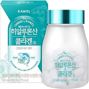 Rawel Korea Super Food Skin Beauty Care Hyaluronic Acid Collagen 60 Tablet