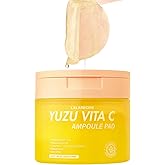 LALARECIPE Yuzu Vitamin C Toner Pads, 71% Yuzu Extract with 5% Niacinamide & 12 Vitamins, Exfoliating with Glutathione AHA PHA, For All Skin Types, Korean Skin Care, 80 Pads (5.07 Fl Oz)