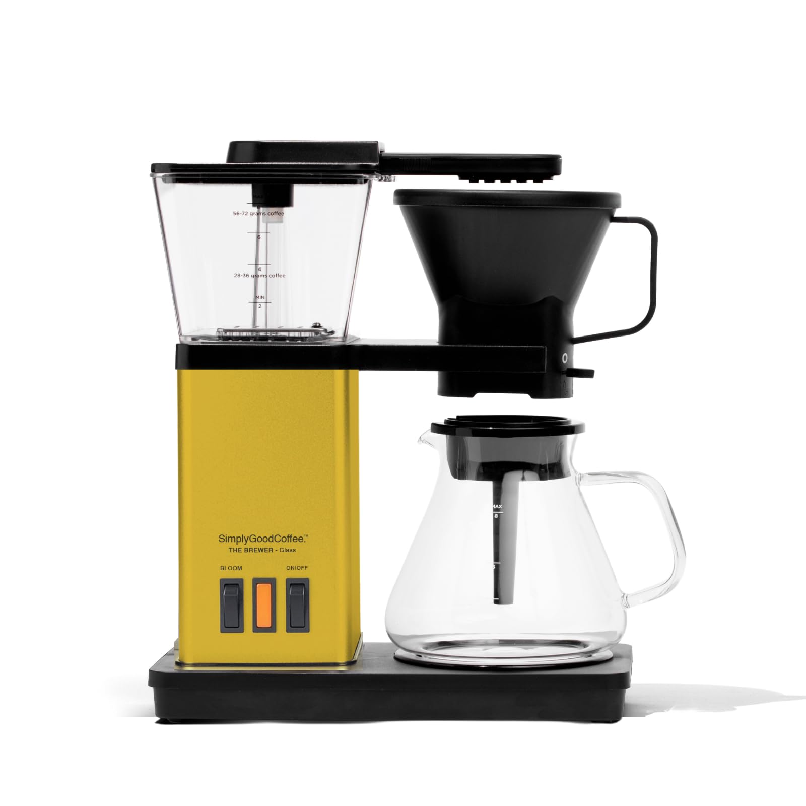 Photo 1 of SimplyGoodCoffee Coffee Maker/Coffee Machine. 8 Cup Automatic Drip Pour Over Coffee Brewer With Vinyl Wrap Custom Kit. Easy To Use, Gold Cup Standard. Milan Gold