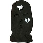 3 Hole Uzi Balaclava Knitted Full Face Cover Ski Mask Winter Windproof Neck Warmer Thermal Cycling for Men Women