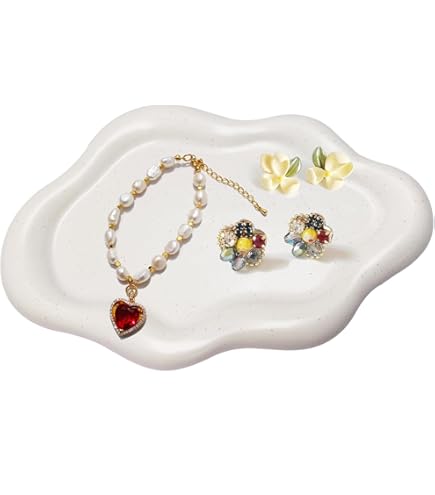 Boîte à Bijoux Empilable à 3 Couches Pour Filles, Cadeau Avec Collier, Boucles D'oreilles, Bague, Marron