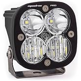 Baja Designs Squadron Pro Black LED Light Pod (Driving/Combo; Clear)