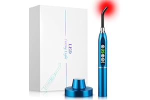 VICONOR Red Light Therapy Cold Sores Treatment&Fever Blister,Canker Sore Relief, Nose Ear Knee Joint Muscle,Handheld Infrared Red Light Therapy Device for Body (Blue2)