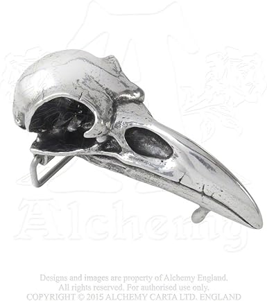raven belt buckle