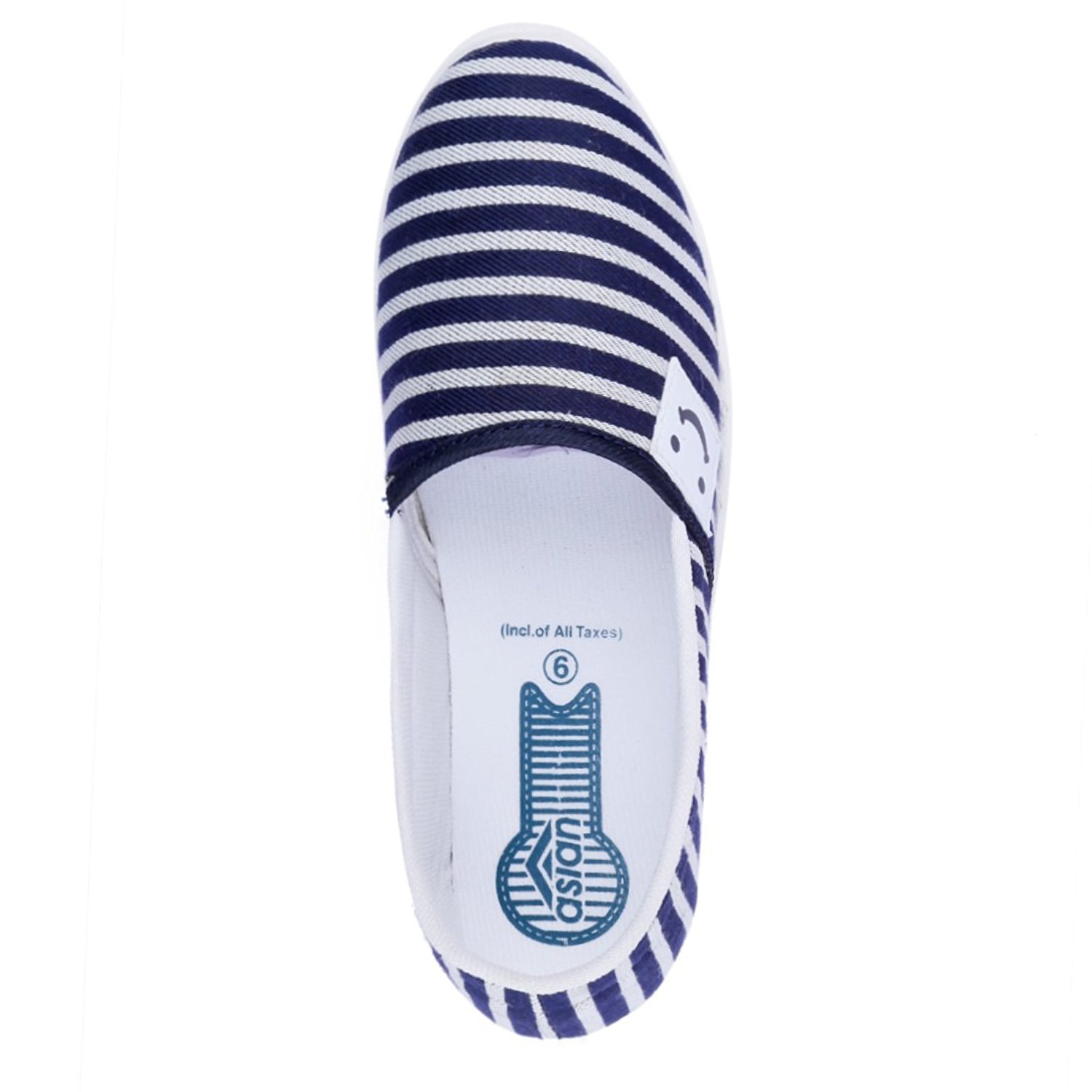 asian shoes amy-91 blue white women canvas shoes