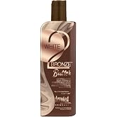 Devoted Creations White 2 Bronze Butter - Wrinkle Fighting Skin Softening Golden Tanning Butter Dark Tanning Lotion