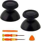 TOMSIN Joystick Replacement for PlayStation Portal, Original Thumbsticks Analog Thumb Sticks Parts with Tool for PS5 Portal (2PCS) - Black