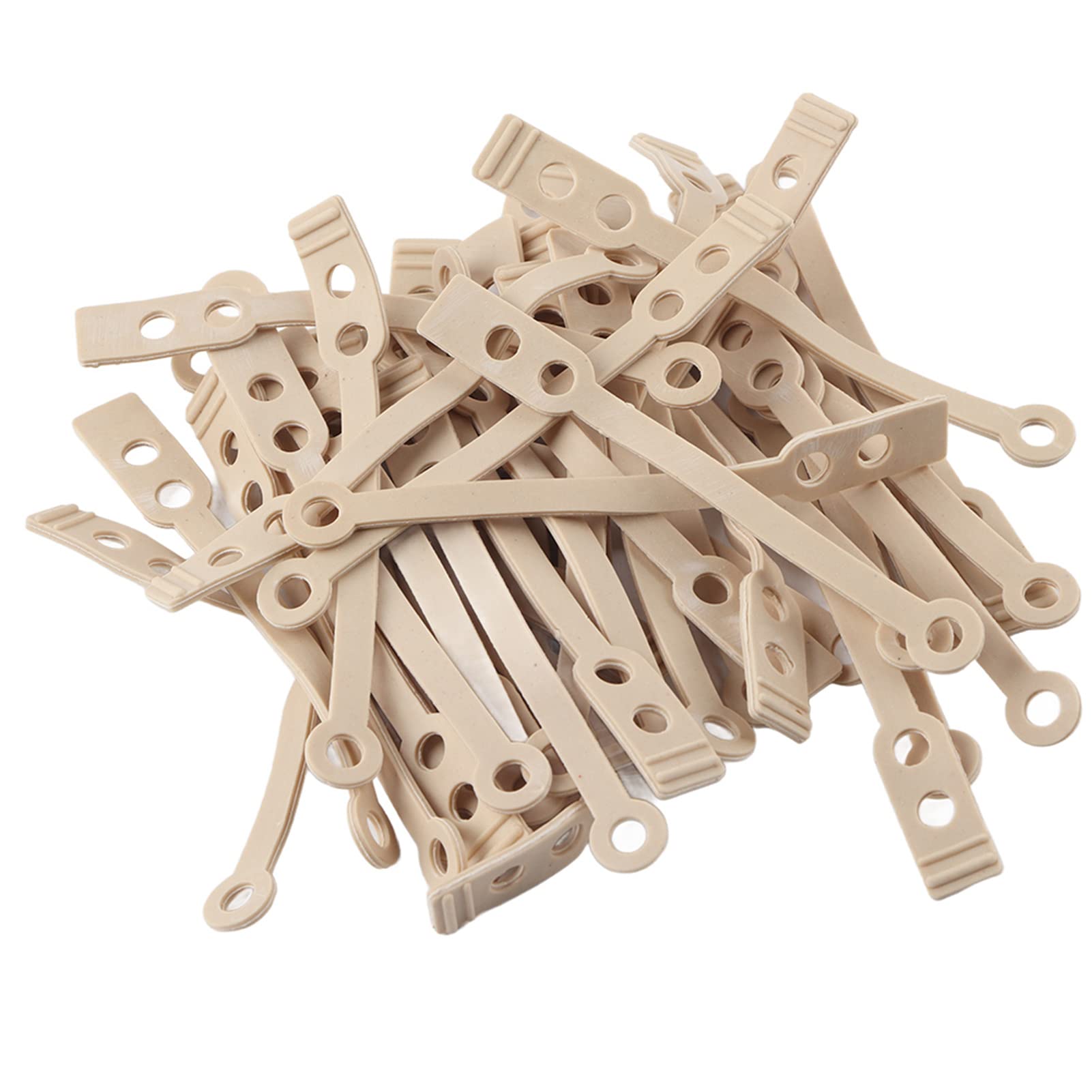 ZJchao Hair Tools Perm Curler Rubbers Flat Long, 50pcs/ Pack Women Girl Wave Perm Bars Rods Set, Perm Bars Set Rubber Band, DIY Hairdressing Tool Sticks