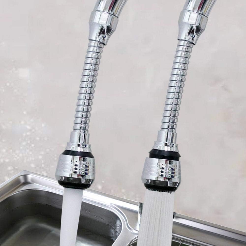 2Pcs Kitchen Faucet Extender Universal Faucet Spray Head 360° Swivel Adjustable Nozzle Spout for Bathroom Kitchen Tap Nozzle Filter Adapter - Image 5