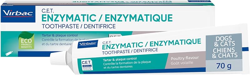 Virbac CET Enzymatic Toothpaste Poultry 70g for Dogs & Cats