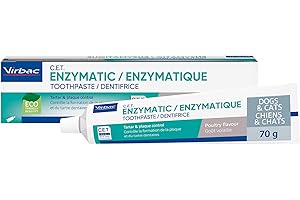 Virbac CET Enzymatic Toothpaste| Eliminates Bad Breath by Removing Plaque & Tartar Buildup | Best Pet Dental Care Toothpaste 