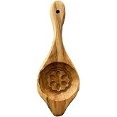 Traditional Wooden Cookie, Cake &amp; Pastry Maamoul Mold Press New Design Middle Eastern Cookie Mold (Flower Design)