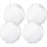 2025 Air Tracker Tags-4 Pack 5.3 Smart Bluetooth Tracker Tag Work with Apple Find My (iOS Only) Key Finder Item Locator for Keys, Luggage,Wallet, Backpack, Pets,etc. (White, 4 Pack)