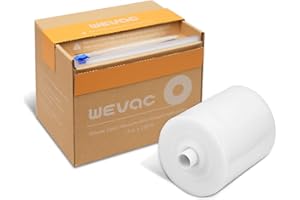 Wevac 6''x150', Vacuum Seal Roll Keeper with Cutter, Ideal Vacuum Sealer Bags for Food Saver, BPA Free, Commercial Grade, Gre