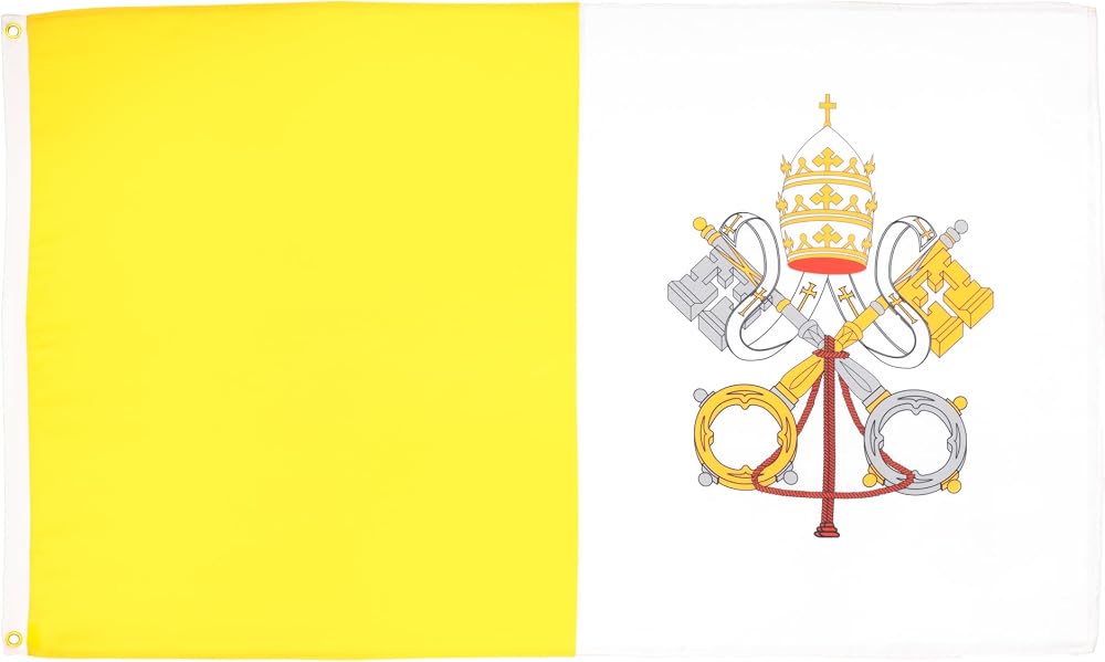 AZ FLAG Vatican City Flag 2x3 ft 100D Polyester with Two Brass Grommets