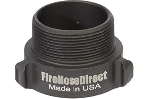 FIREHOSEDIRECT Aluminum 2" Female NPSH to 2" Male NPT Fire Hose Adapter