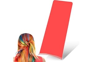 LIQWEI Highlighting Board, Balayage Board Hair Coloring Paddle Balayage Highlighting Boards with Teeth, Hair Dye Tools Highlighting-Paddle for Barber Salon Hairstylist Hair-Dying Tools (Red)