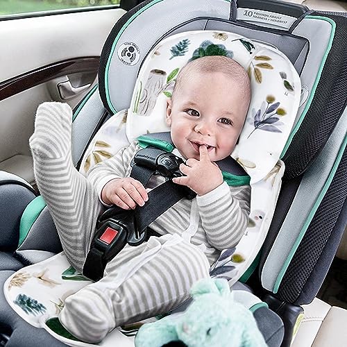 CARUILI 2-in-1 Baby Carseat Head Support, Infant Car Seat Insert