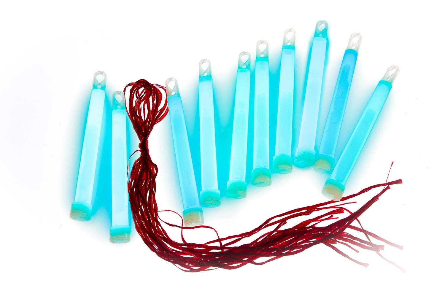 10 Knicklichter TÜRKIS | ca. 8 Stunden Leuchtdauer | 150 x 15 mm | Maxi ...