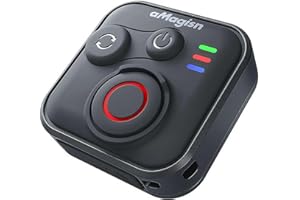 Bluetooth Remote Control for Action Cameras & Phones - 50M Range, Waterproof, Compatible with Insta360 X5/X4/X3