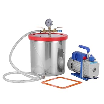 Moracle Bomba de Vacío 3CFM 5Pa Bomba de Vacío de una Etapa con ...