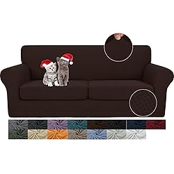 JIVINER Newest 3 Pieces Couch Covers for 2 Cushion