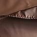 Eforcurtain 36x72inch Solid Chocolate Shower Curtain Liner Waterproof Soft Microfiber Shower Curtain