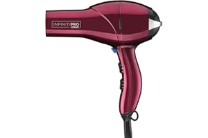 INFINITIPRO BY CONAIR Hair Dryer, 1875W Salon Performance AC Motor Hair Dryer, Conair Blow Dryer, Burgundy