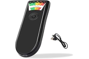 URYKEC EMF Meter, Handheld LED EMF Magnetic Field Ghost Hunting, Paranormal Equipment Tester 50Hz-20,000Hz Black for Home, Office & Outdoor Inspections