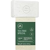 Tea Tree Body Bar Soap, Deep Cleans + Exfoliates, For All Skin Types