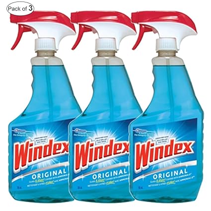 Amazon Com Windex Original Glass Window Cleaner 765ml Pack