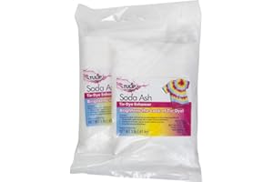 Tulip Soda Ash Powder Bulk Pack - Tie-Dye Pre-Treatment - 2 Pack of 1 lb Bag Soda Ash, Fixer for Fabric Dyeing