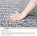 Yimobra Bathroom Rugs Non Slip Washable 32x20 Inch - Ultra Soft Absorbent Chenille Bath Mat, Quick Dry Shaggy Floor Carpet for Tub Shower, Pinkish Beige Home Decor Accessories