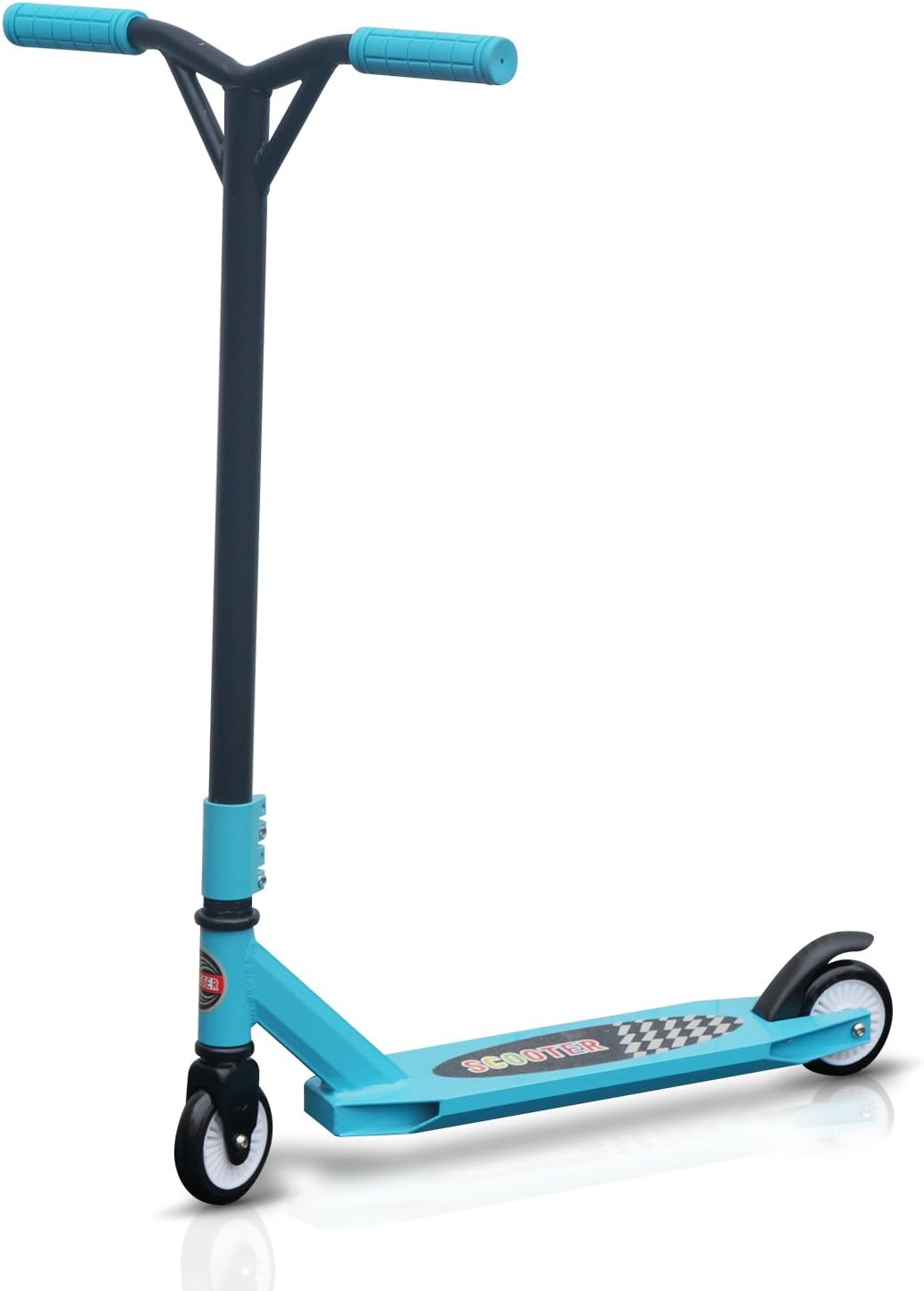 Stunt Scooter Kids Children Adult Teen Push Kick Commuter Scooter Ride Bycle Blue Pink