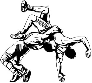 Pegatinas De Pared Lucha Libre 57x43.5cm Calcomanías De Pared De Vinilo