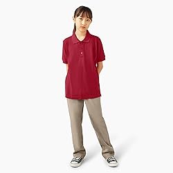 Dickies Boys Short Sleeve Pique Polo, English