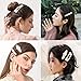 Onlyesh 8 PCS Pearl Hair Clips, Elegant Fashion Gold Hair Barrettes Pins Accessories Pearl Alligator Clips for Wedding Party or Daily for Women and Girls