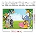 LYWYGG Zoo Photography Backdrops 7x5ft Cartoon Safari Animals Backdrop Happy Birthday Photography Background Fauna Jungle Wildlife Zoo Themed Party Decoration Photo Studio Props CP-4